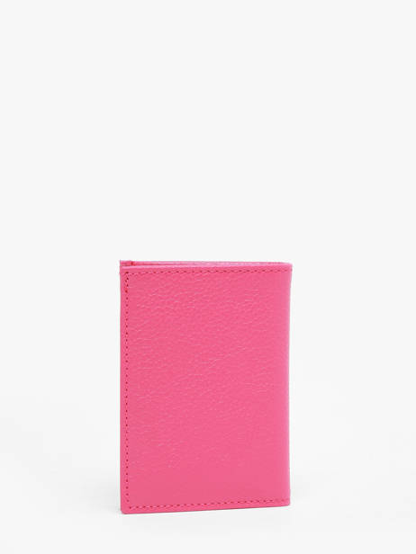 Kaarthouder Madras Leder Etrier Roze madras EMAD013 ander zicht 2